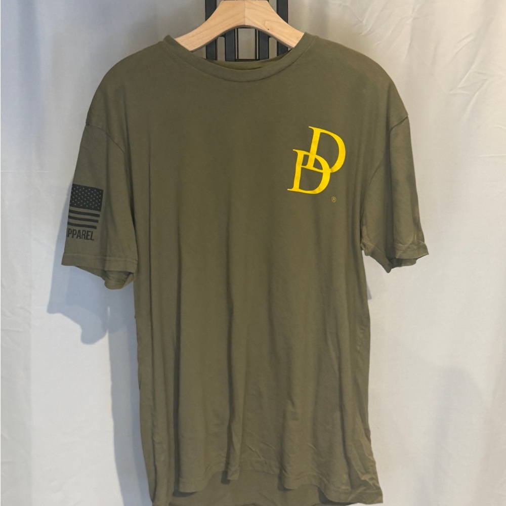 Daniel Defense Olive Green Men's Short Sleeve Tee‎